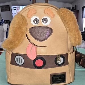 Loungefly Disney Parks Dog Backpack - Tan and Brown